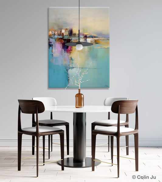 Oversized Contemporary Acrylic Paintings, Modern Abstract Paintings, Extra Large Canvas Painting for Living Room, Original Canvas Wall Art-HomePaintingDecor