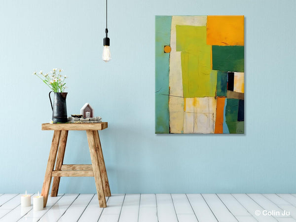 Simple Modern Wall Art, Oversized Contemporary Acrylic Paintings, Extra Large Canvas Painting for Living Room, Original Abstract Paintings-HomePaintingDecor