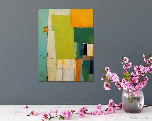 Simple Modern Wall Art, Oversized Contemporary Acrylic Paintings, Extra Large Canvas Painting for Living Room, Original Abstract Paintings-HomePaintingDecor