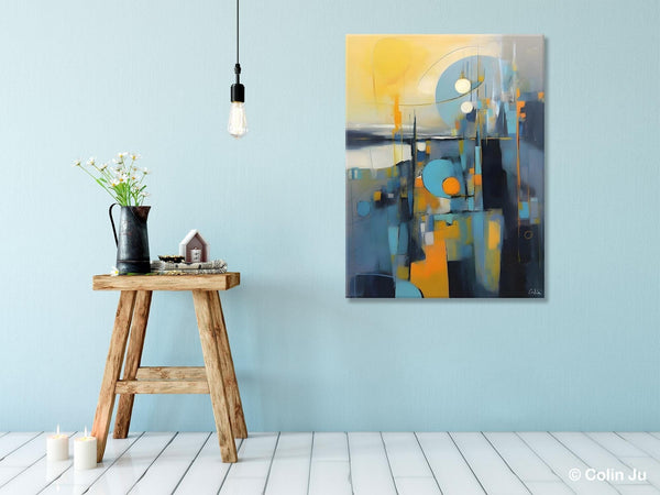 Extra Large Painting for Sale, Oversized Contemporary Acrylic Paintings, Extra Large Canvas Painting for Bedroom, Original Abstract Painting-HomePaintingDecor