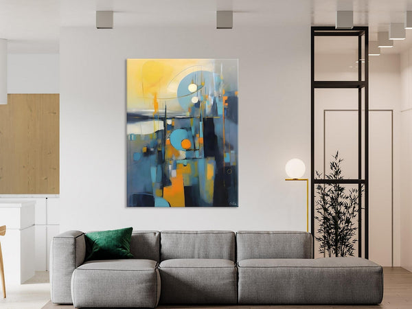 Extra Large Painting for Sale, Oversized Contemporary Acrylic Paintings, Extra Large Canvas Painting for Bedroom, Original Abstract Painting-HomePaintingDecor