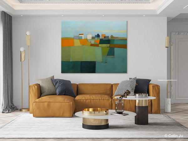 Abstract Landscape Painting on Canvas, Extra Large Landacape Wall Art for Living Room, Original Abstract Wall Art, Acrylic Painting for Sale-HomePaintingDecor