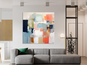 Large Abstract Painting for Bedroom, Original Modern Paintings, Contemporary Canvas Art, Modern Acrylic Artwork, Buy Art Paintings Online-HomePaintingDecor