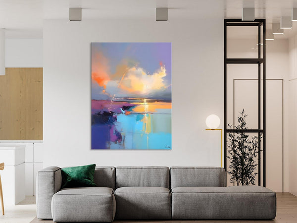 Original Landscape Paintings, Modern Paintings, Large Contemporary Wall Art, Acrylic Painting on Canvas, Extra Large Paintings for Bedroom-HomePaintingDecor