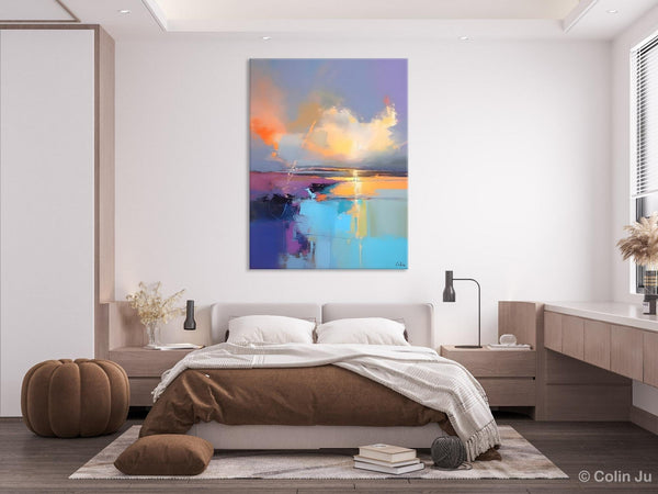 Original Landscape Paintings, Modern Paintings, Large Contemporary Wall Art, Acrylic Painting on Canvas, Extra Large Paintings for Bedroom-HomePaintingDecor