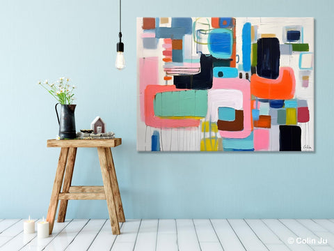 Contemporary Acrylic Paintings, Modern Wall Art Ideas for Living Room, Extra Large Canvas Paintings, Original Abstract Painting, Impasto Art-HomePaintingDecor