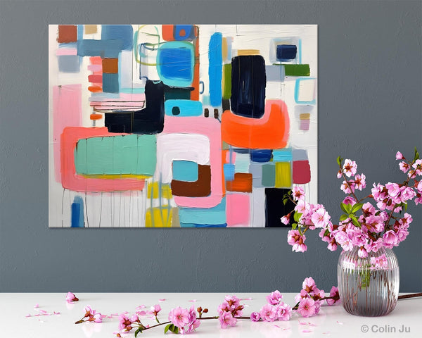 Contemporary Acrylic Paintings, Modern Wall Art Ideas for Living Room, Extra Large Canvas Paintings, Original Abstract Painting, Impasto Art-HomePaintingDecor