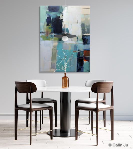 Large Contemporary Wall Art, Acrylic Painting on Canvas, Modern Paintings, Extra Large Paintings for Dining Room, Original Abstract Painting-HomePaintingDecor