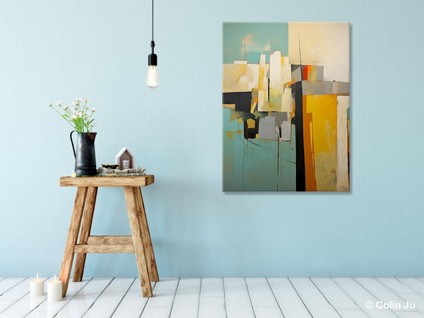 Abstract Paintings, Large Contemporary Wall Art, Extra Large Paintings for Living Room, Heavy Texture Canvas Art, Original Modern Painting-HomePaintingDecor