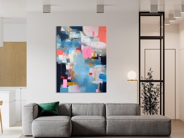 Modern Wall Paintings, Contemporary Painting on Canvas, Abstract Painting for Bedroom, Extra Large Original Acrylic Art, Buy Wall Art Online-HomePaintingDecor