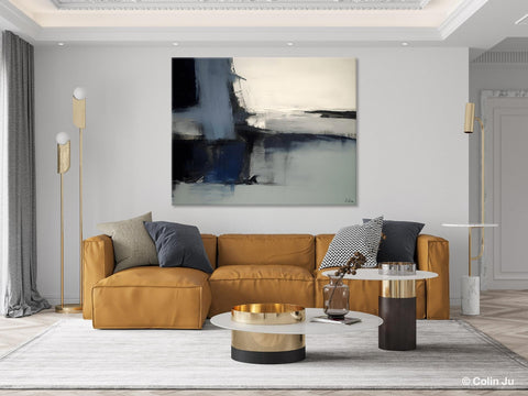 Abstract Painting for Bedroom, Large Original Abstract Art, Contemporary Acrylic Paintings, Abstract Painting on Canvas, Simple Wall Art-HomePaintingDecor