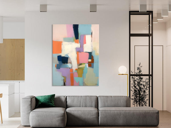 Extra Large Modern Wall Art, Acrylic Painting on Canvas, Contemporary Painting, Canvas Paintings for Dining Room, Original Abstract Painting-HomePaintingDecor