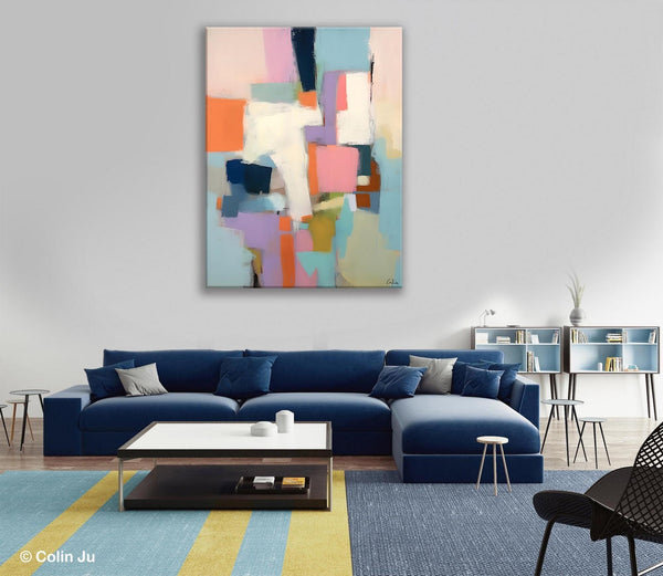 Extra Large Modern Wall Art, Acrylic Painting on Canvas, Contemporary Painting, Canvas Paintings for Dining Room, Original Abstract Painting-HomePaintingDecor