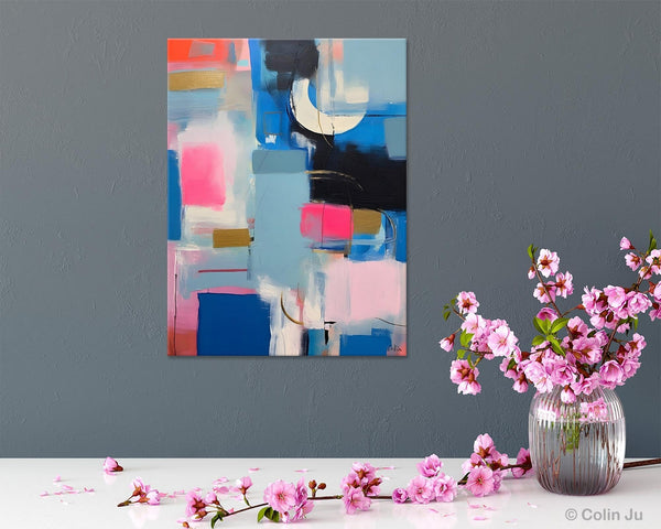 Large Painting Ideas for Living Room, Large Original Canvas Art, Contemporary Acrylic Painting on Canvas, Modern Abstract Wall Art Paintings-HomePaintingDecor