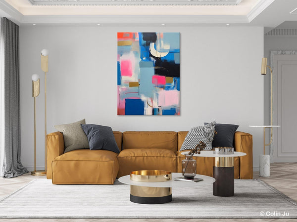 Large Painting Ideas for Living Room, Large Original Canvas Art, Contemporary Acrylic Painting on Canvas, Modern Abstract Wall Art Paintings-HomePaintingDecor