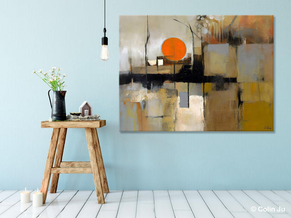Large Wall Art Ideas for Living Room, Hand Painted Canvas Art, Oversized Canvas Paintings, Original Abstract Art, Contemporary Acrylic Art-HomePaintingDecor