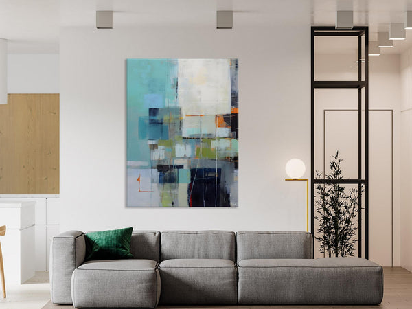 Canvas Paintings for Dining Room, Extra Large Modern Wall Art, Acrylic Painting on Canvas, Contemporary Painting, Original Abstract Painting-HomePaintingDecor