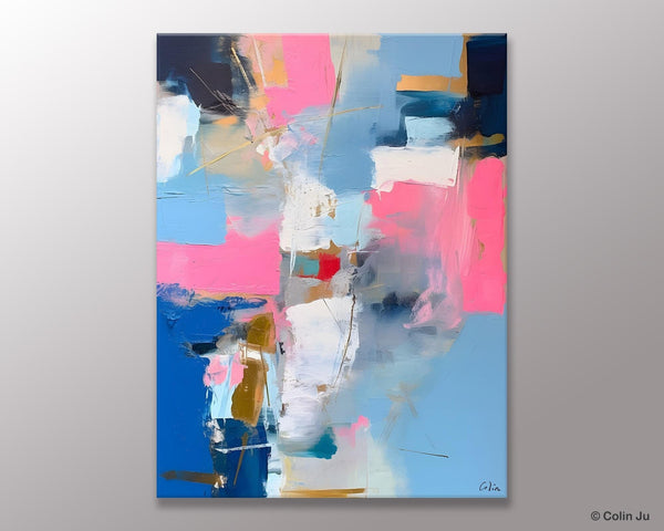 Large Art Painting for Living Room, Original Canvas Art, Contemporary Acrylic Painting on Canvas, Oversized Modern Abstract Wall Paintings-HomePaintingDecor