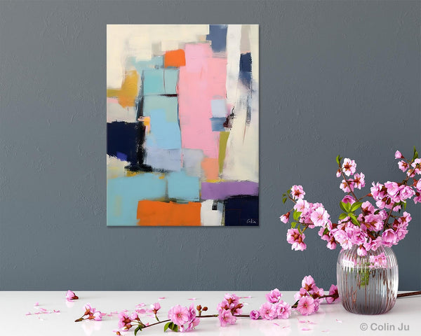 Original Canvas Art, Contemporary Acrylic Painting on Canvas, Large Wall Art Painting for Bedroom, Oversized Modern Abstract Wall Paintings-HomePaintingDecor