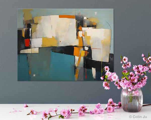 Hand Painted Canvas Art, Large Wall Art Ideas for Living Room, Oversized Canvas Paintings, Original Abstract Art, Contemporary Acrylic Art-HomePaintingDecor