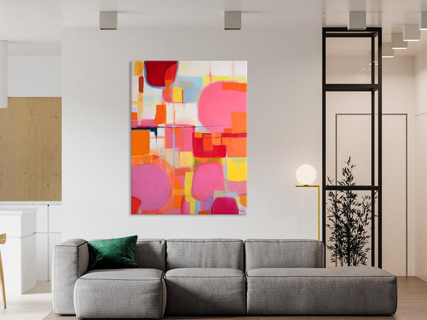 Large Contemporary Wall Art, Extra Large Paintings for Bedroom, Abstract Wall Paintings, Heavy Texture Canvas Art, Original Modern Painting-HomePaintingDecor