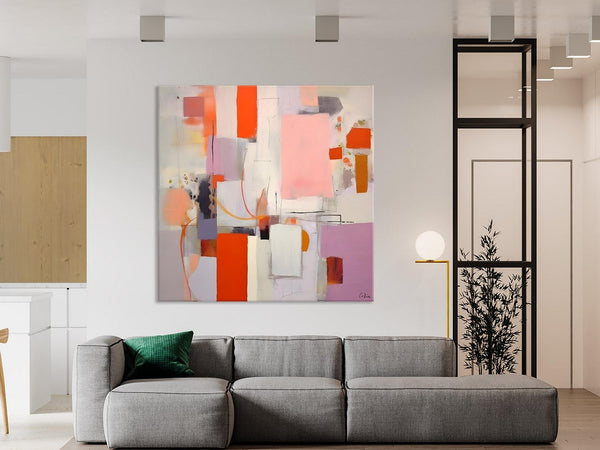 Original Abstract Wall Art, Modern Canvas Paintings, Large Abstract Painting for Bedroom, Modern Acrylic Artwork, Contemporary Canvas Art-HomePaintingDecor