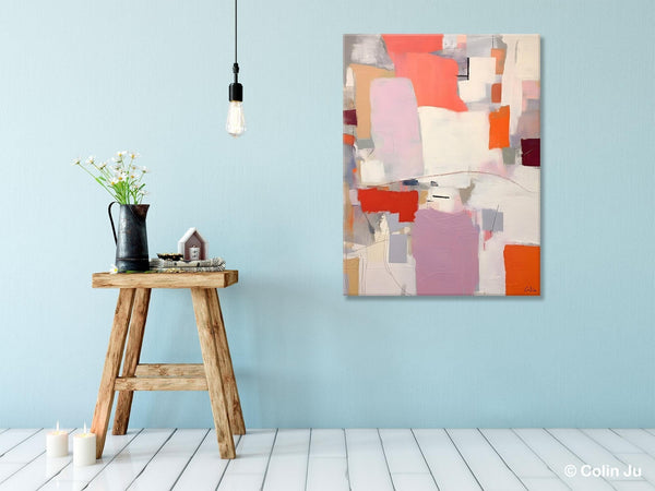 Contemporary Acrylic Painting on Canvas, Large Wall Art Painting for Bedroom, Original Canvas Art, Oversized Modern Abstract Wall Paintings-HomePaintingDecor