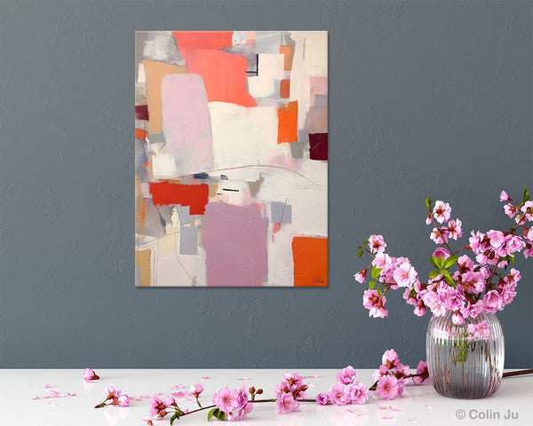 Contemporary Acrylic Painting on Canvas, Large Wall Art Painting for Bedroom, Original Canvas Art, Oversized Modern Abstract Wall Paintings-HomePaintingDecor