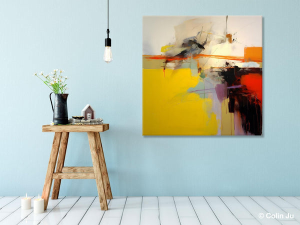 Modern Canvas Art Paintings, Contemporary Canvas Art, Original Modern Wall Art, Modern Acrylic Artwork, Large Abstract Paintings for Bedroom-HomePaintingDecor