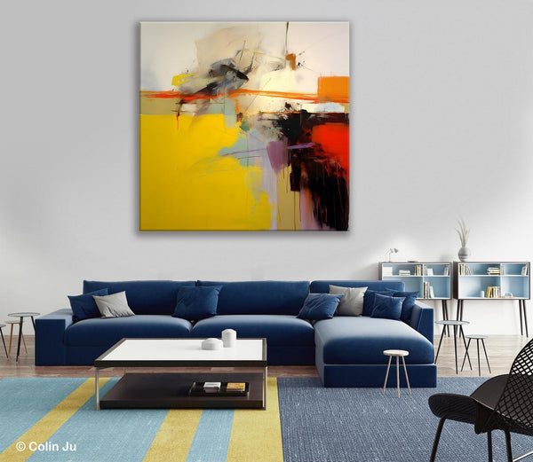 Modern Canvas Art Paintings, Contemporary Canvas Art, Original Modern Wall Art, Modern Acrylic Artwork, Large Abstract Paintings for Bedroom-HomePaintingDecor