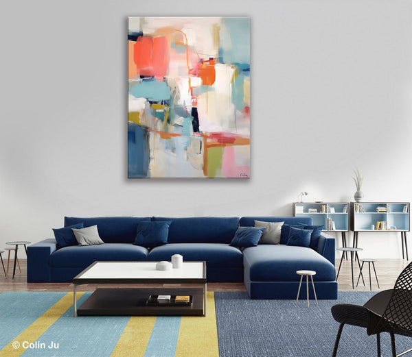 Large Wall Art Painting for Bedroom, Original Canvas Art, Contemporary Acrylic Painting on Canvas, Oversized Modern Abstract Wall Paintings-HomePaintingDecor