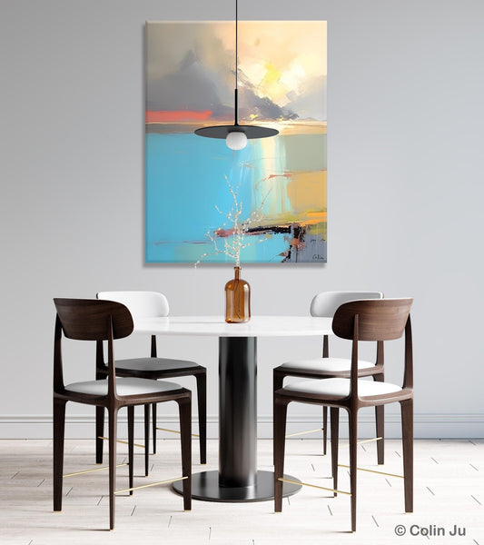Contemporary Acrylic Painting on Canvas, Large Original Artwork, Large Landscape Paintings for Living Room, Modern Canvas Art Paintings-HomePaintingDecor