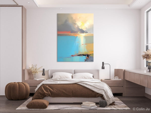 Contemporary Acrylic Painting on Canvas, Large Original Artwork, Large Landscape Paintings for Living Room, Modern Canvas Art Paintings-HomePaintingDecor