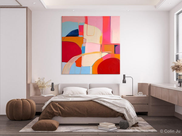 Modern Acrylic Artwork, Simple Canvas Paintings, Large Abstract Painting for Dining Room, Contemporary Canvas Art, Original Modern Wall Art-HomePaintingDecor