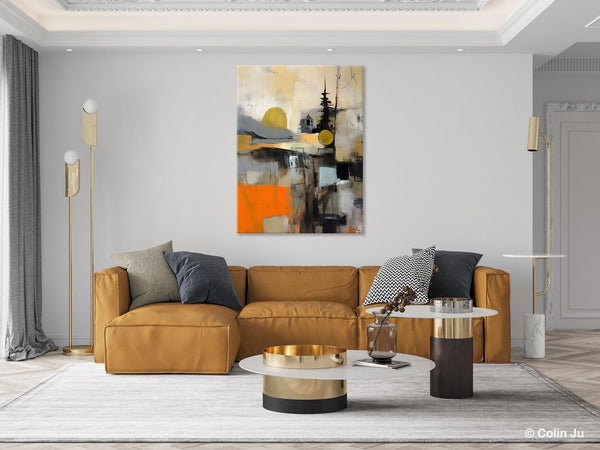 Original Canvas Art, Contemporary Acrylic Painting on Canvas, Large Wall Art Painting for Bedroom, Oversized Modern Abstract Wall Paintings-HomePaintingDecor