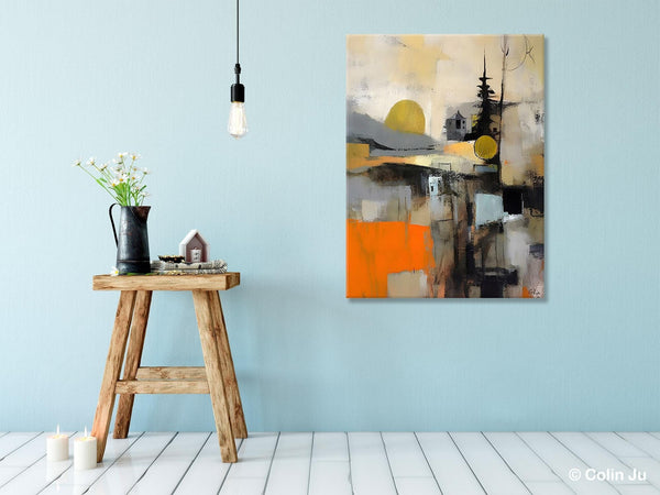 Original Canvas Art, Contemporary Acrylic Painting on Canvas, Large Wall Art Painting for Bedroom, Oversized Modern Abstract Wall Paintings-HomePaintingDecor