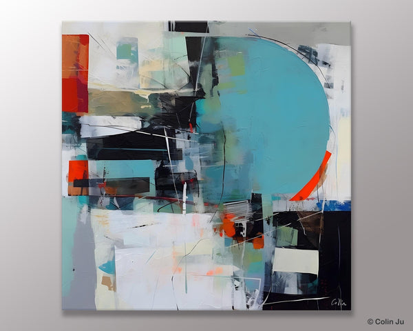 Modern Acrylic Artwork, Original Modern Paintings, Contemporary Canvas Art for Bedroom, Heavy Texture Canvas Art, Large Abstract Paintings-HomePaintingDecor