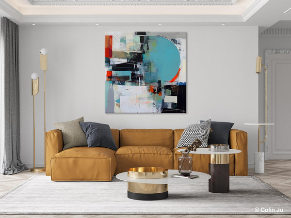 Modern Acrylic Artwork, Original Modern Paintings, Contemporary Canvas Art for Bedroom, Heavy Texture Canvas Art, Large Abstract Paintings-HomePaintingDecor