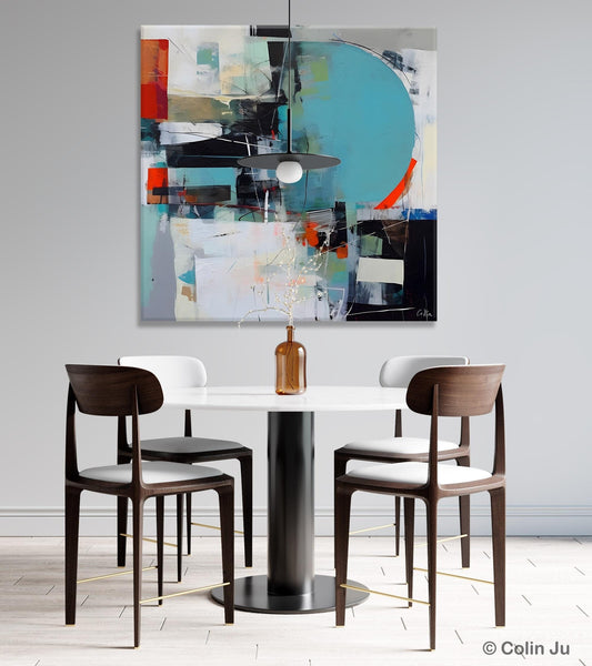 Modern Acrylic Artwork, Original Modern Paintings, Contemporary Canvas Art for Bedroom, Heavy Texture Canvas Art, Large Abstract Paintings-HomePaintingDecor