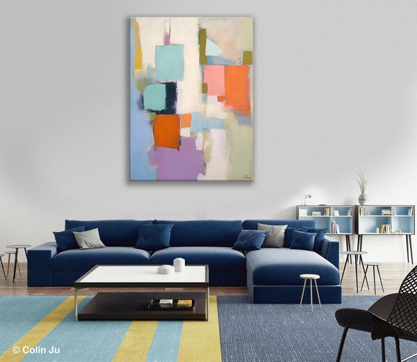 Contemporary Paintings on Canvas, Large Wall Art Painting for Dining Room, Original Abstract Wall Art Painting, Abstract Paintings on Canvas-HomePaintingDecor