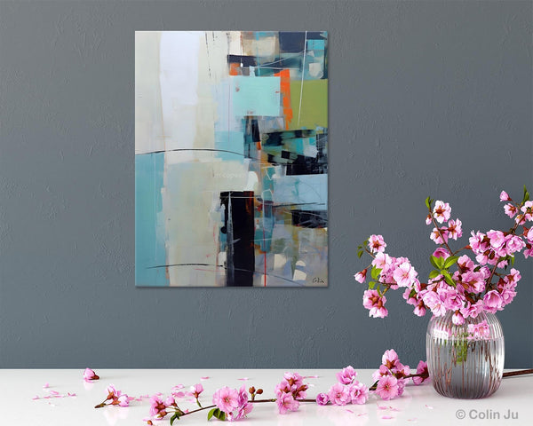 Abstract Wall Paintings, Large Contemporary Wall Art, Extra Large Paintings for Bedroom, Hand Painted Canvas Art, Original Modern Painting-HomePaintingDecor