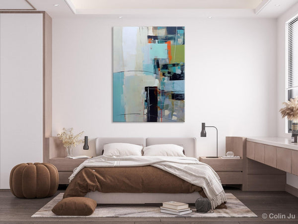 Abstract Wall Paintings, Large Contemporary Wall Art, Extra Large Paintings for Bedroom, Hand Painted Canvas Art, Original Modern Painting-HomePaintingDecor