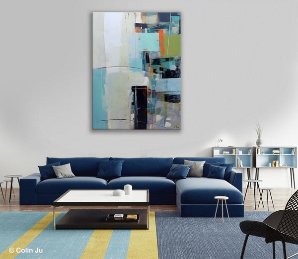 Abstract Wall Paintings, Large Contemporary Wall Art, Extra Large Paintings for Bedroom, Hand Painted Canvas Art, Original Modern Painting-HomePaintingDecor