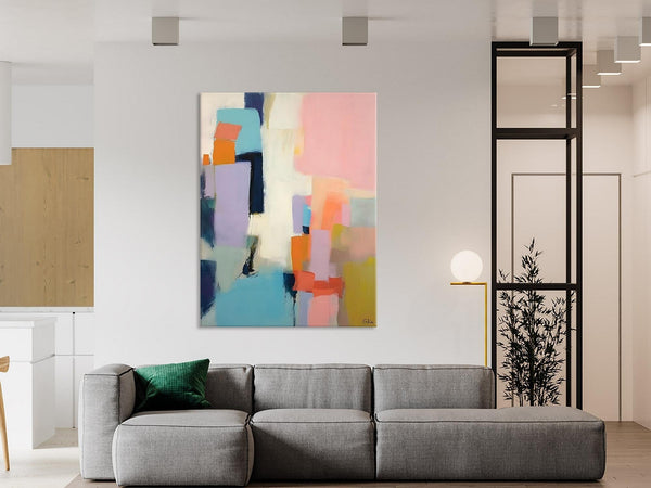 Contemporary Painting on Canvas, Large Wall Art Paintings, Simple Modern Art, Original Abstract Wall Art for sale, Simple Abstract Paintings-HomePaintingDecor