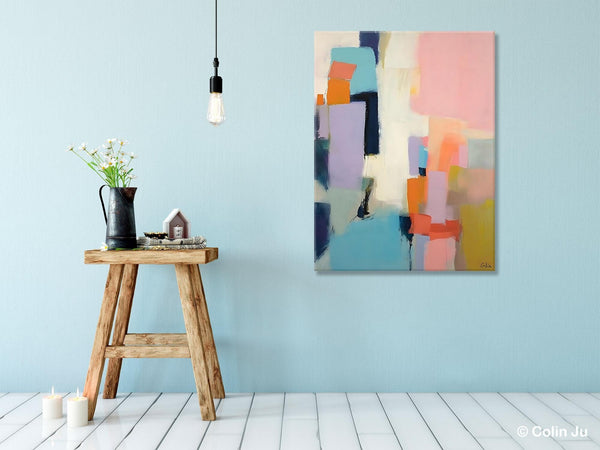 Contemporary Painting on Canvas, Large Wall Art Paintings, Simple Modern Art, Original Abstract Wall Art for sale, Simple Abstract Paintings-HomePaintingDecor