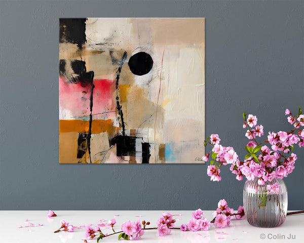 Modern Canvas Art Paintings, Abstract Wall Art for Bedroom, Original Modern Acrylic Artwork, Extra Large Abstract Paintings for Dining Room-HomePaintingDecor