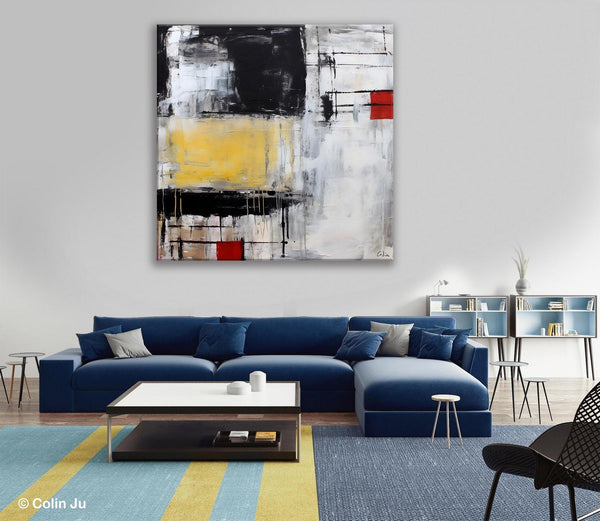 Original Modern Acrylic Artwork, Extra Large Abstract Paintings for Dining Room, Modern Canvas Art Paintings, Abstract Wall Art for Bedroom-HomePaintingDecor