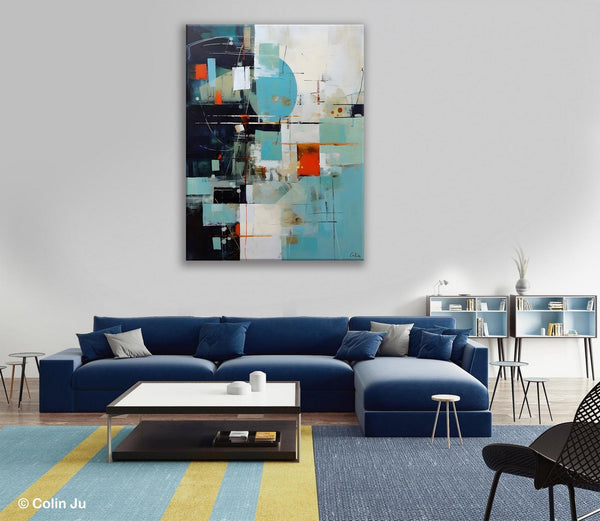 Contemporary Acrylic Painting on Canvas, Large Wall Art Painting for Bedroom, Original Canvas Art, Oversized Modern Abstract Wall Paintings-HomePaintingDecor