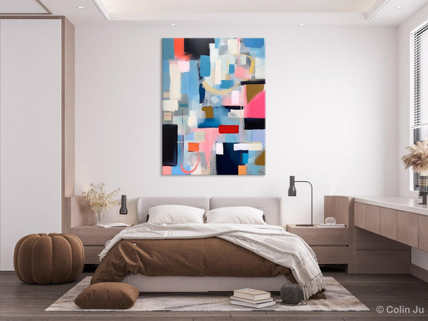 Original Modern Artwork, Contemporary Acrylic Painting on Canvas, Large Wall Art Painting for Bedroom, Oversized Abstract Wall Art Paintings-HomePaintingDecor