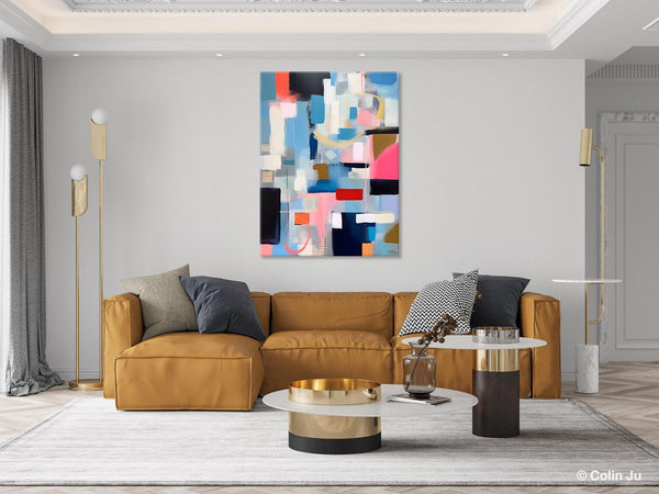 Original Modern Artwork, Contemporary Acrylic Painting on Canvas, Large Wall Art Painting for Bedroom, Oversized Abstract Wall Art Paintings-HomePaintingDecor